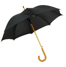 parasol z drewnianą rączką
